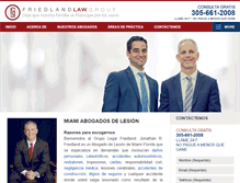 Tablet Screenshot of abogado.friedlandlawgroup.com
